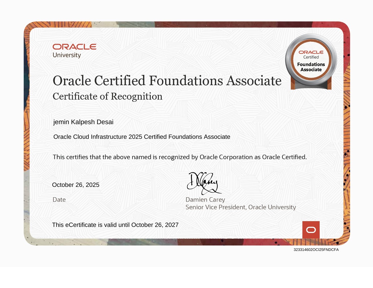 Foundations Associate